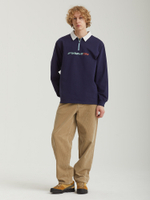 Мужской Лонгслив Howl Half Zip Rugby Top