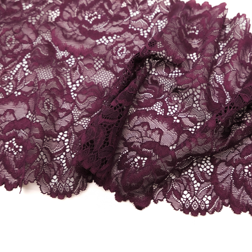 Кружево эластичное СЛИВА, 21см