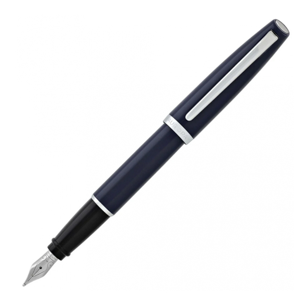 Перьевая ручка Aurora Style Resina Matt Blue CT, перо - M, в подарочной коробке