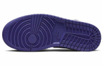 Кроссовки Jordan Air Jordan 1 Mid "Purple Black" (Женская размерная сетка)