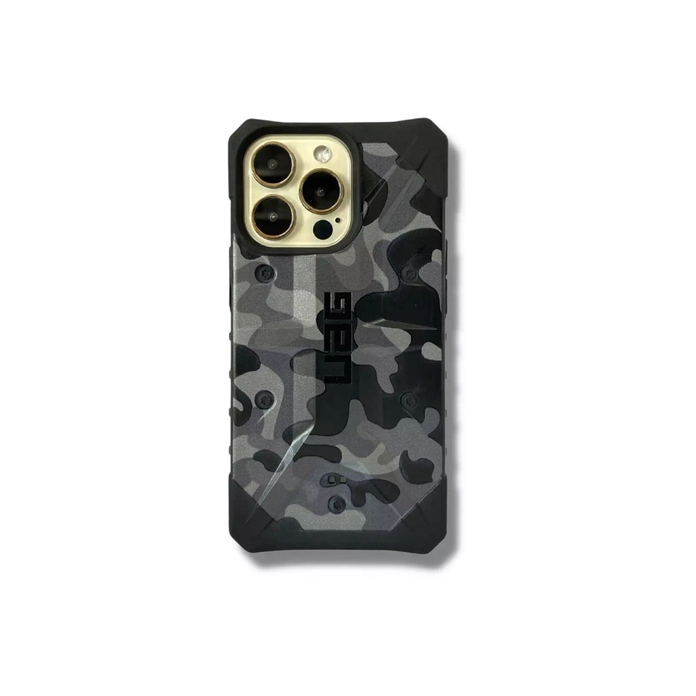 Чехол UAG (копия premium) в коробке. Камуфляж черный