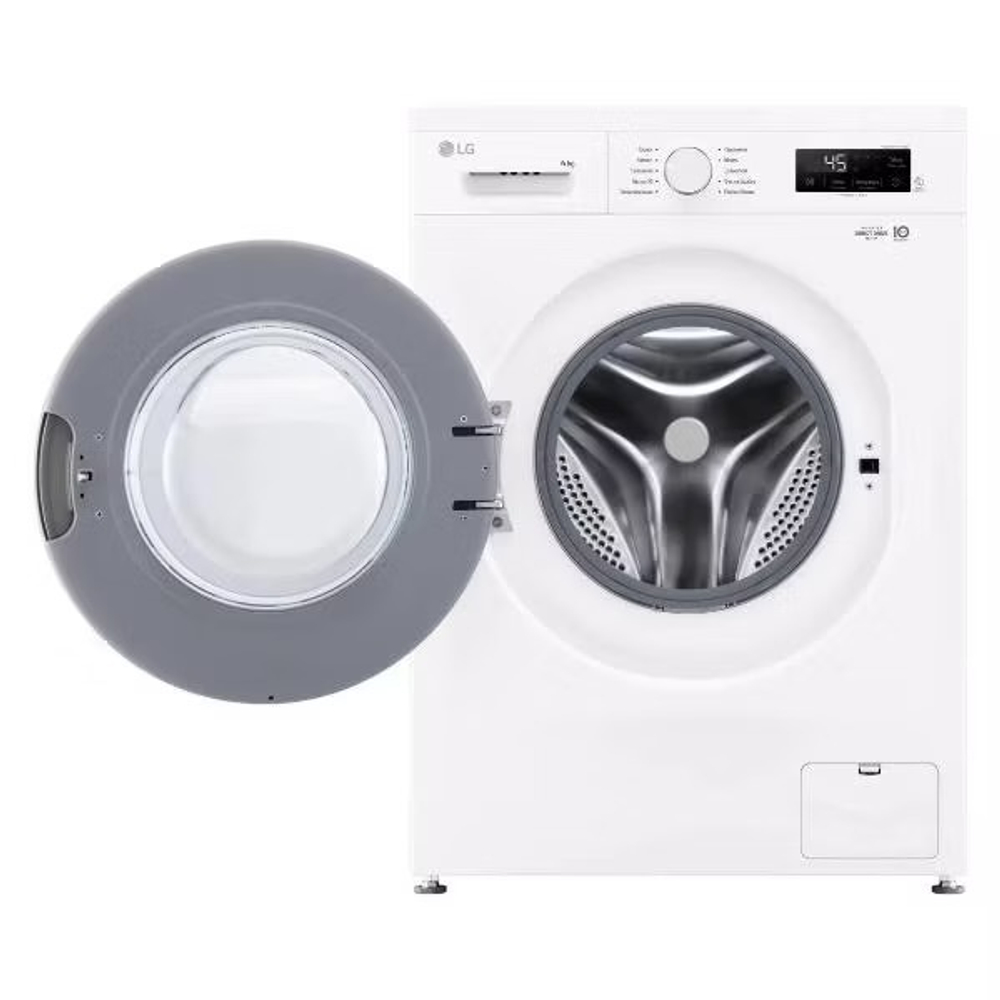 Стиральная машина LG F2Y1NS3W 6 кг, 1200 об/мин, 46 см, инвертор, дозагрузка, белая