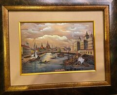 Гравюра "Москва 19 век"