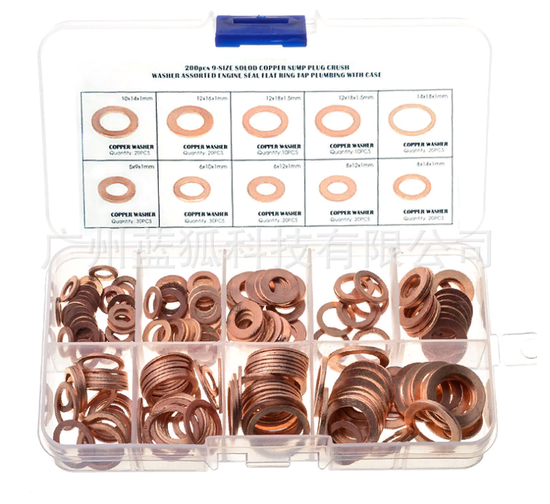 Медная прокладка 200 шт  M5-M14