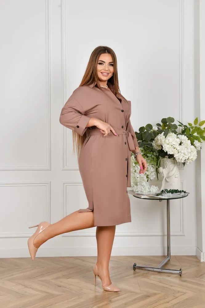 Платье-рубашка УК-3725-1 Фабрика Моды