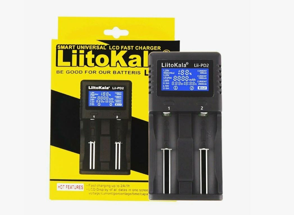 Зарядное устройство Liitokala Lii-PD2