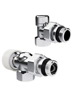 Набор термостатический осевой Royal Thermo Design 1/2"М30х1,5 (Хром)