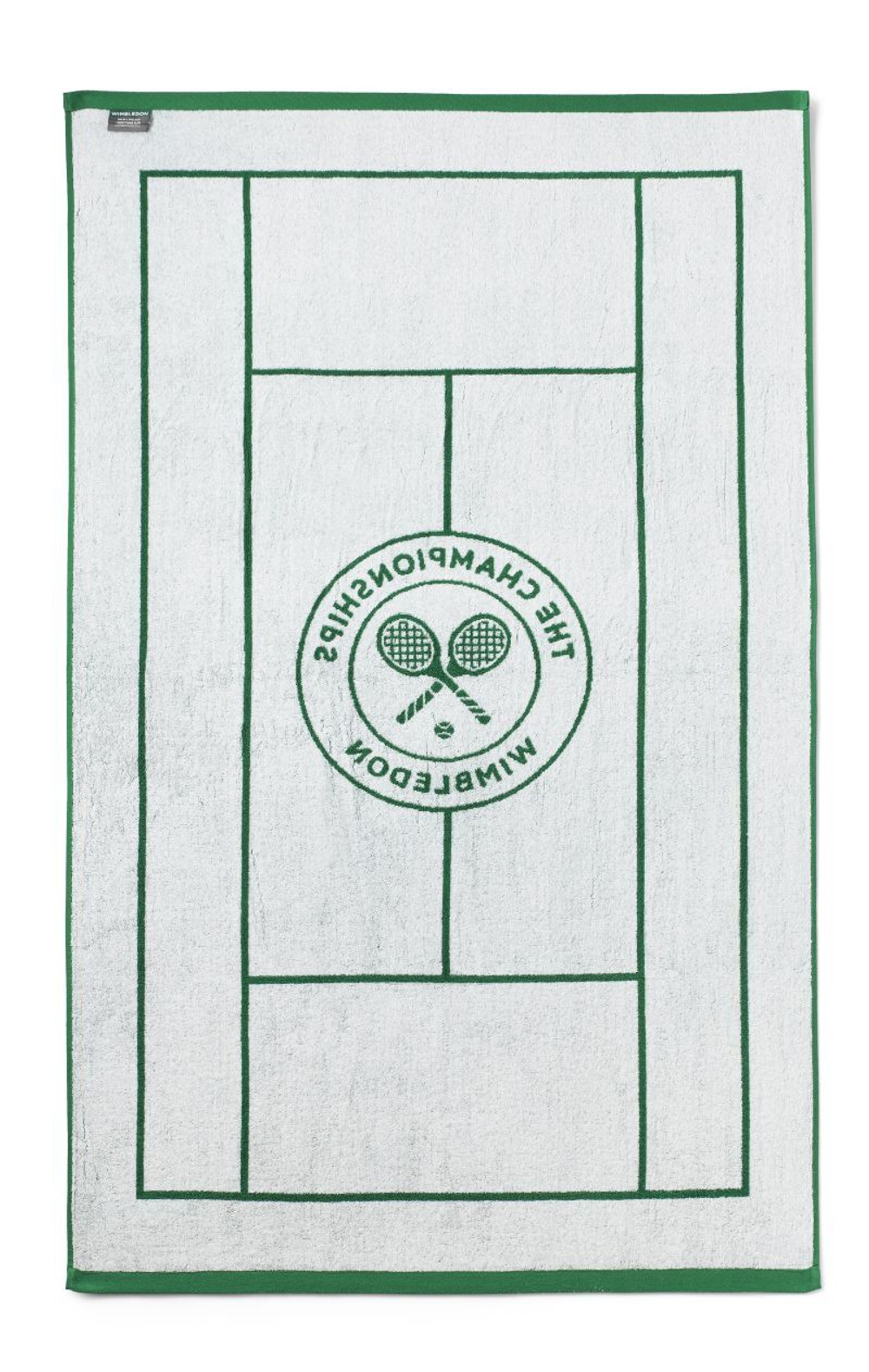 Теннисное полотенце Wimbledon Tennis Court Cotton Bath - green