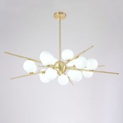 Люстра На Штанге Cherry Bomb 16 Balls Gold By Imperiumloft