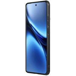 Чехол прозрачный тонированный (Transparent Black) от Nillkin с металлической крышкой и MagSafe на Vivo X200 Pro, серия CamShield Prop Magnetic Case
