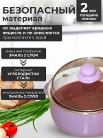 Набор эмалированных кастрюль 5 шт.