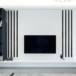 Молдинг декор на стену для интерьера самоклеющийся DP 10 BS черный матовый