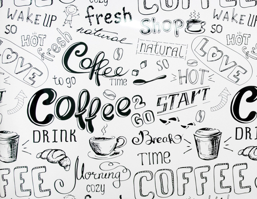 ПАНЕЛЬ ИНТЕРЬЕРНАЯ ПВХ (ФАРТУК) БЕЛОЕ КОФЕ 3000Х600Х1,3ММ