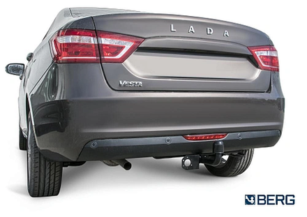 ТСУ для Lada Vesta SE/SW/Sport (вкл. Cross), (кроме версии NG) 2015-2022, шар A, 1000/75 кг. F.6012.003