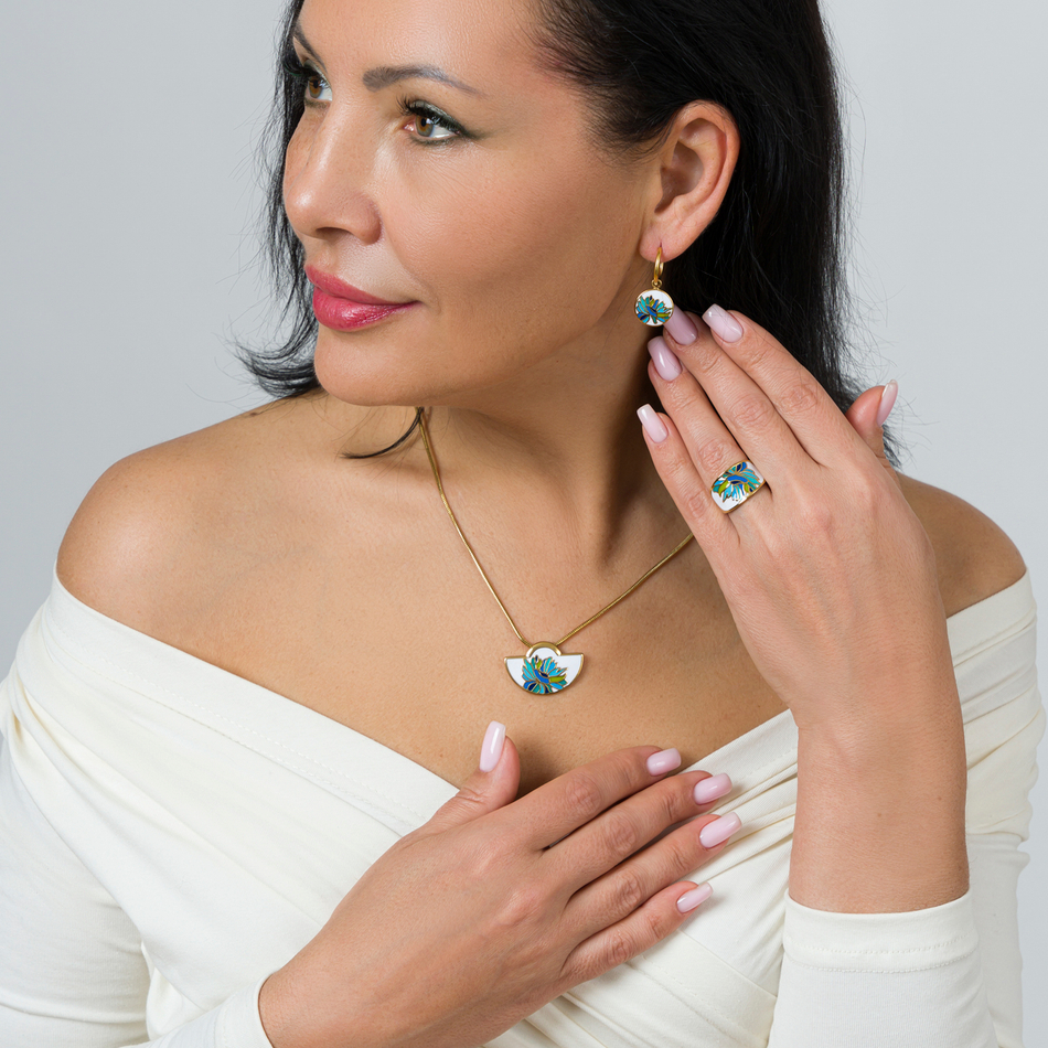 Серьги Fiore Luna AE03599-22