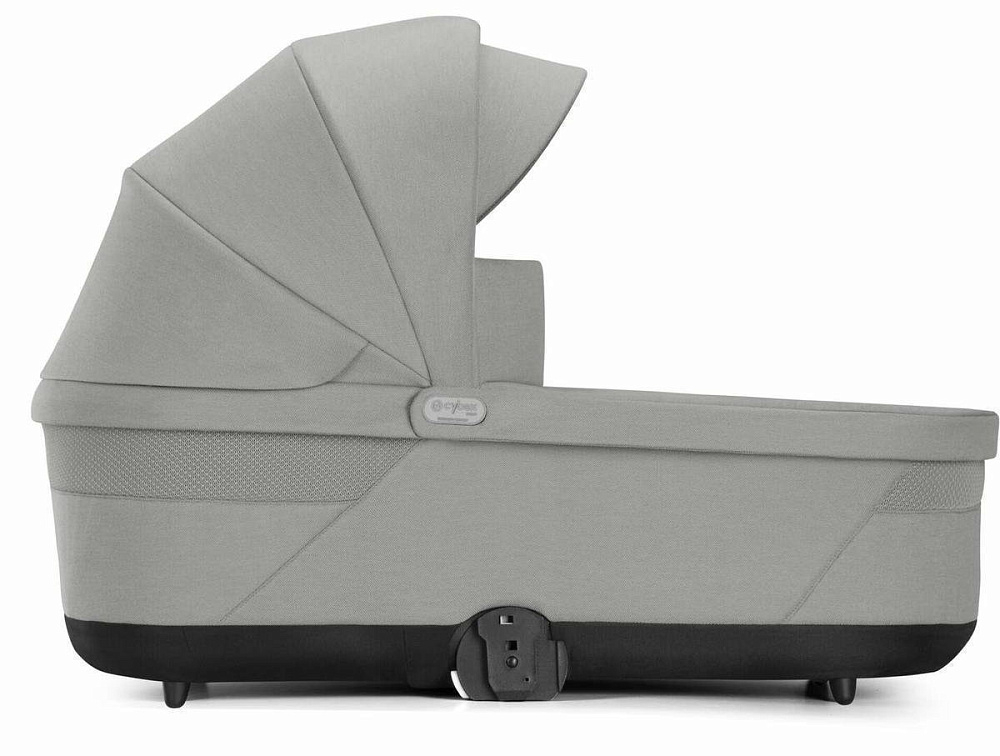 Коляска Cybex Balios S Lux SLV complete Aton S2 Ocean Blue 3 в 1 Stone Grey с дождевиками