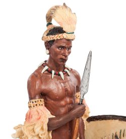 WS-729 Статуэтка «Африканский воин»