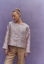 Oriental purple jacket