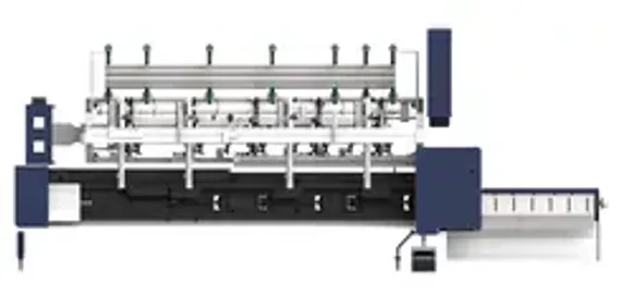 Набор комбинированных метчиков HSS-G с покрытием Blue-Tec, Karnasch, арт. 21.1810