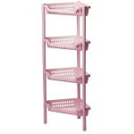 Полка угловая ЕВРО на колесах (4 секции) чайная роза 0,79,38х0,27м (комплект 6 шт)