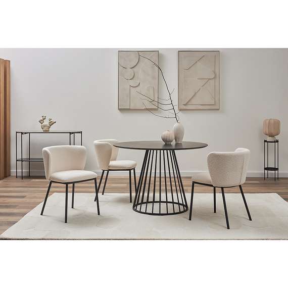 Стул Foggy, молочное букле