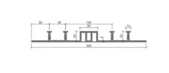 Гидрошпонка ППЗ DFМ 320/50-4/35