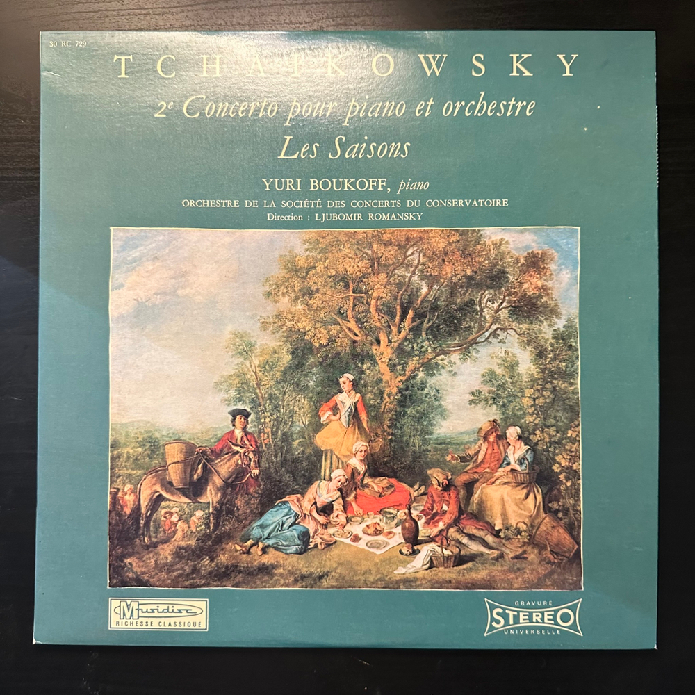 Чайковский - 2-й концерт для фортепиано с оркестром / Времена года (Франция)