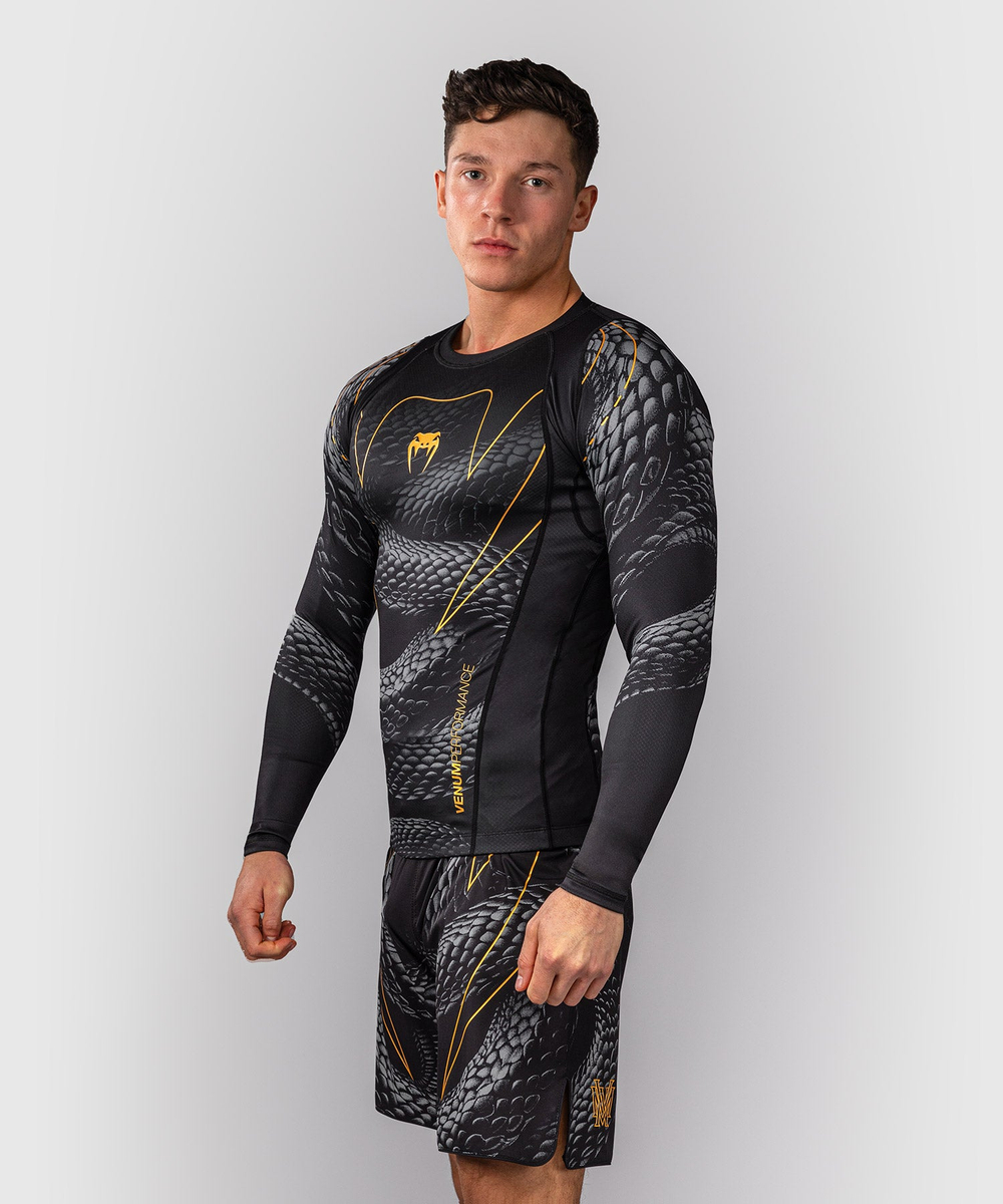 Рашгард Venum Matupa Black/Grey/Gold L/S