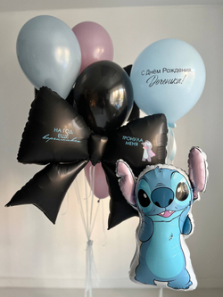 Воздушные шары большие банты, Стич №3703