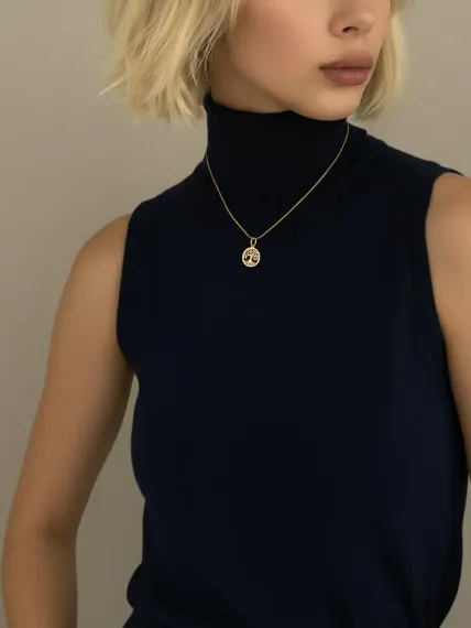 Древо жизни малое - подвеска из золота, вид 2