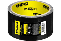 Армированная лента на тканевой основе STAYER черный 50мм х 10м 12086-50-10