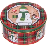 Банка жестяная «Новогодняя ёлочка» 2200мл 19,6*8см