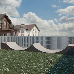 Мини-рампа со спайном TURN RAMPS Spine Ramp 10500x2500