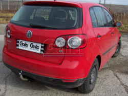 Фаркоп оцинкованный Galia A038A для Audi A3 2003-2008: хетчбек 3 двери, VW Golf V, VI, Plus хетчбек 3/5 дверей 2003-2008, 2008-2013 (2WD только)(паспорт и сертификат в комплекте)(без электрики)