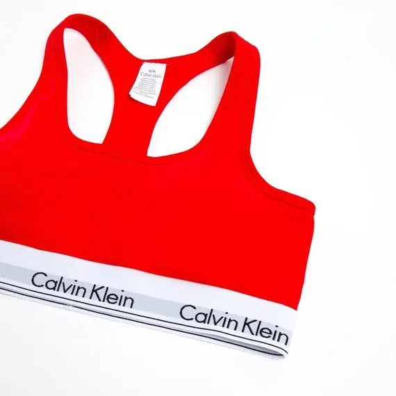 Комплект женский (топ/трусы), цвет красный МИКС, размер 44-46