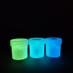 Краска AcidColors Luminescent Glow STANDART, СИНЕ ЗЕЛЕНОЕ СВЕЧЕНИЕ, 100 ГРАММ