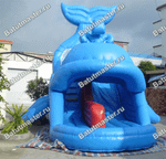 Надувной батут-горка "Дельфин"