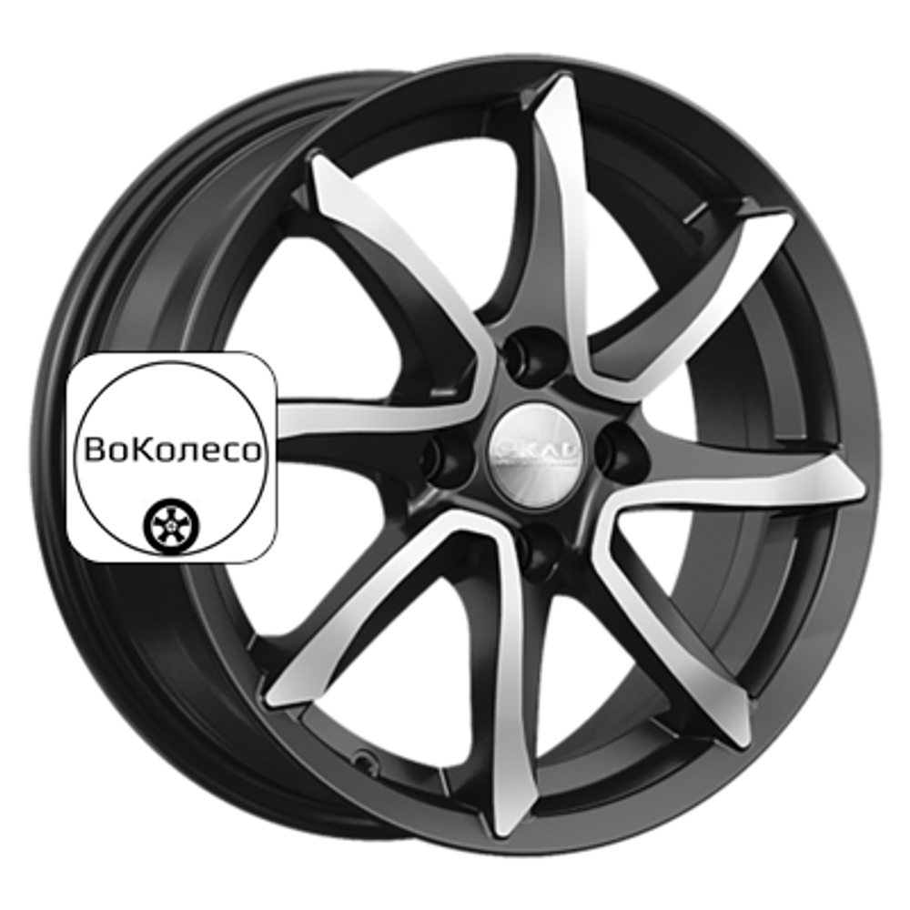 6x15/4x100 ET37 D60,1 Osaka (КЛ317) Алмаз бархат новый СКАД