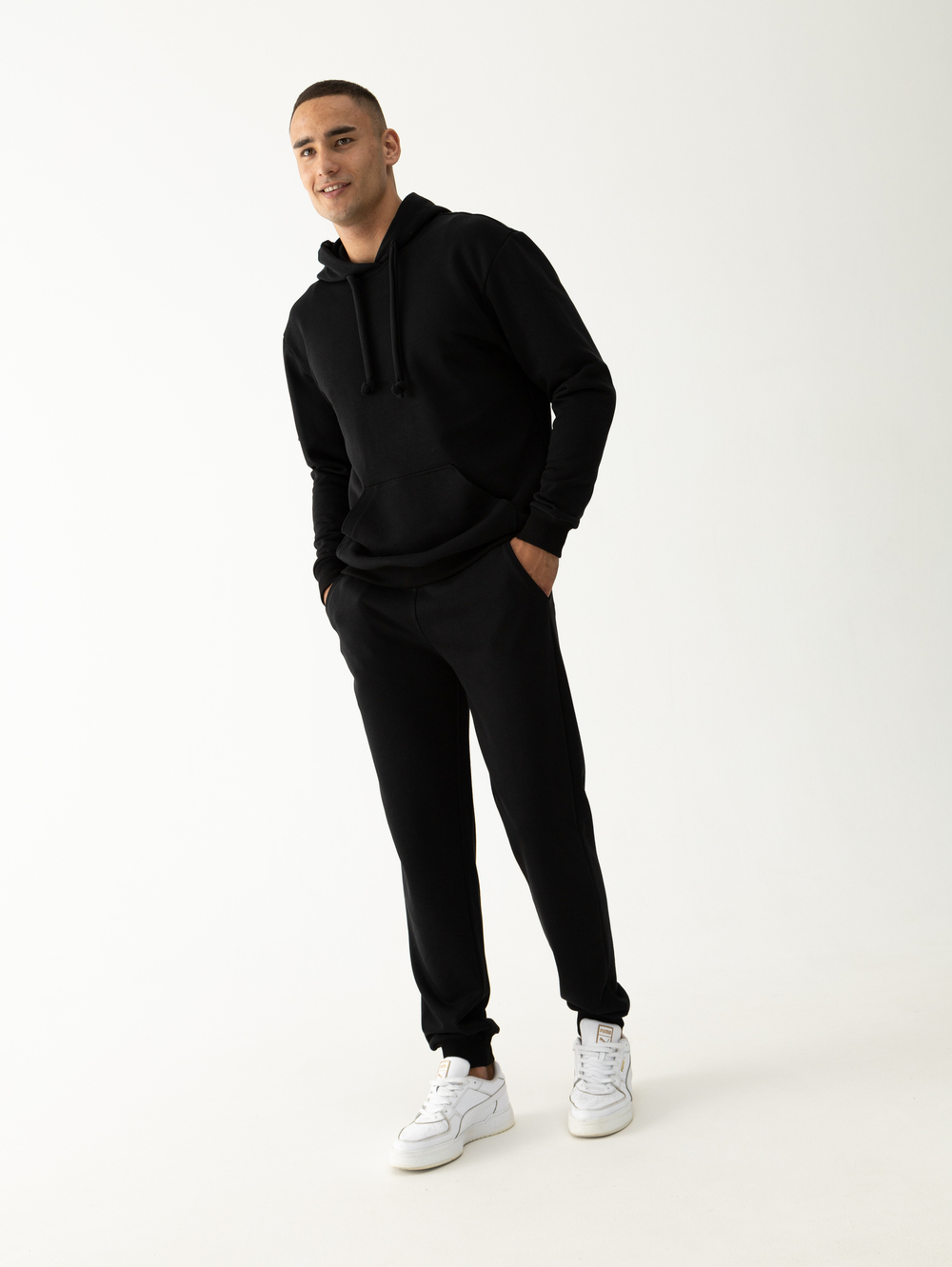 Костюм мужской спортивный (без начеса). Уголь