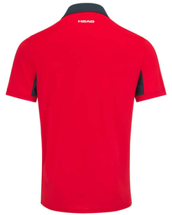 Мужское теннисное поло Head Slice Polo Shirt - красный
