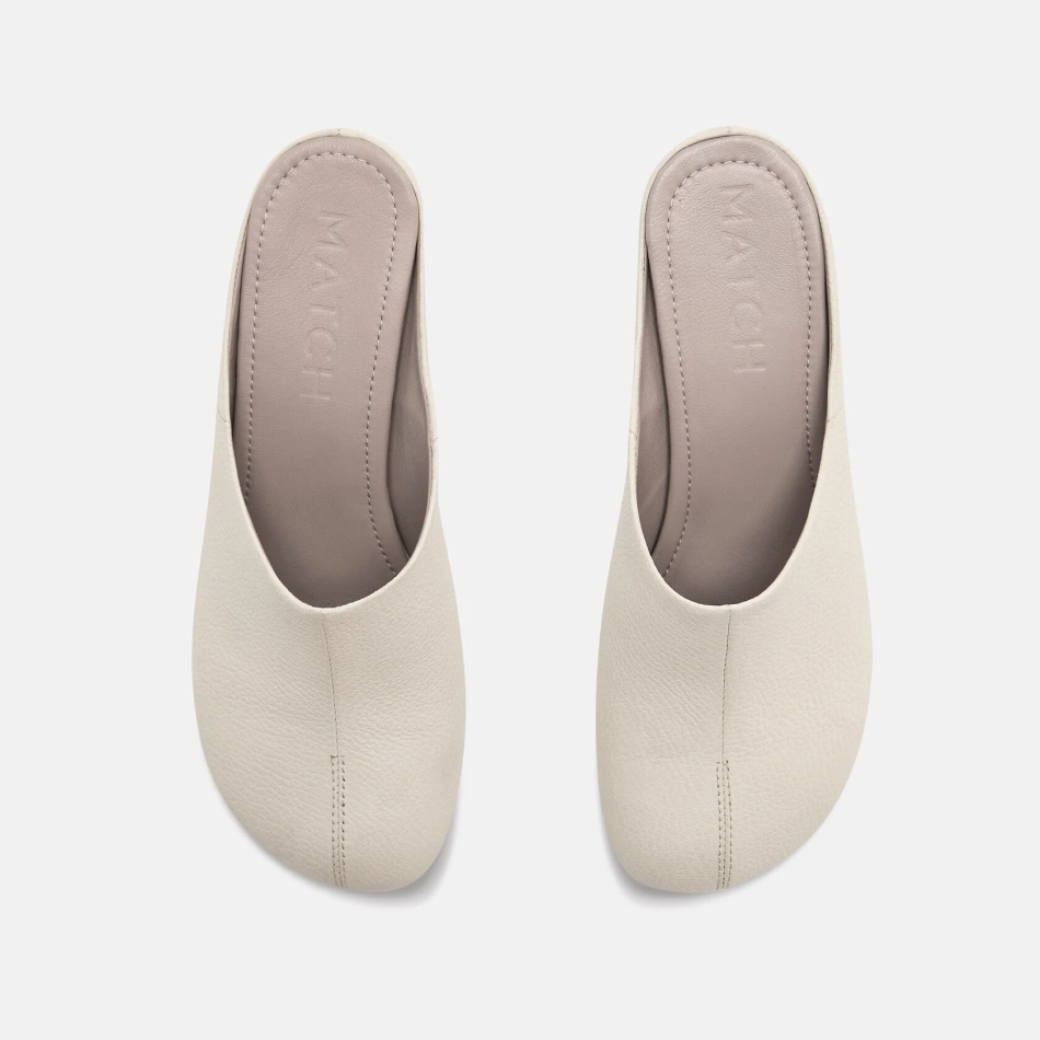 Мюли женские FLIP HEEL CREAM