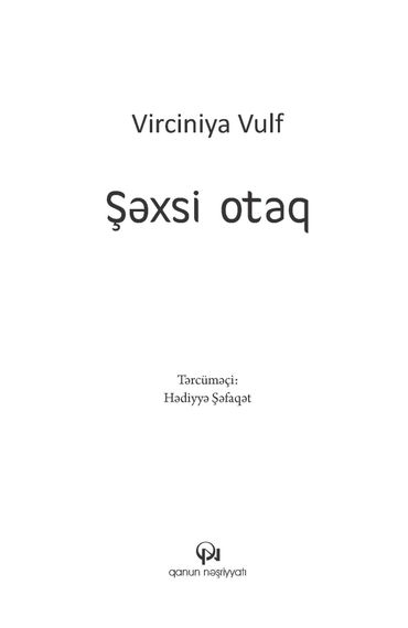 Şəxsi otaq