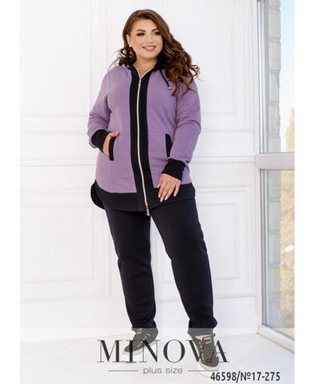 Костюм 17-275-Синий-лаванда Minova Фото 2