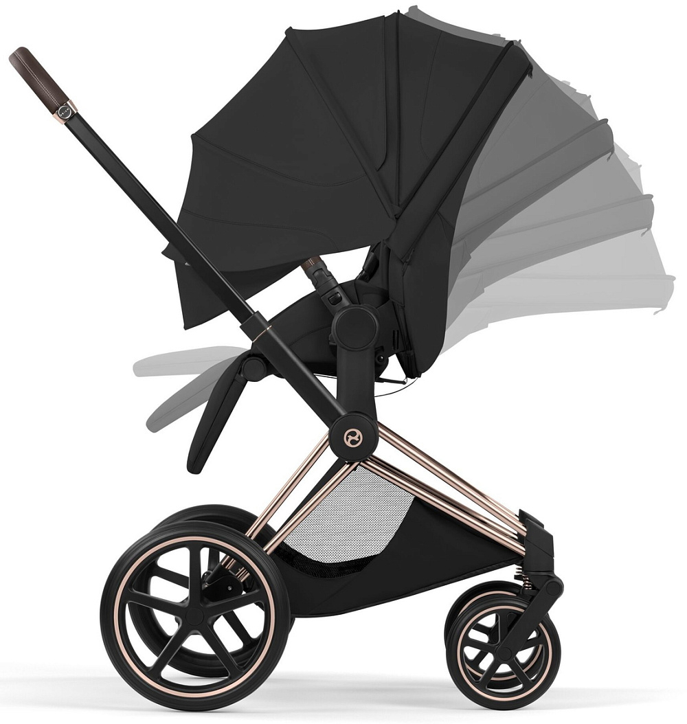 Коляска Cybex Priam V Rosegold Style Collection 2 в 1 Sepia Black