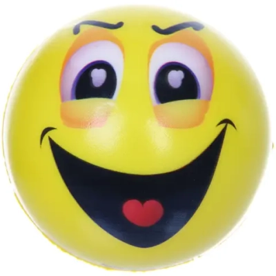 Мяч 7,6 см «Смайл» (антистресс), микс СТИКЕР НА ВЛОЖЕНИЕ