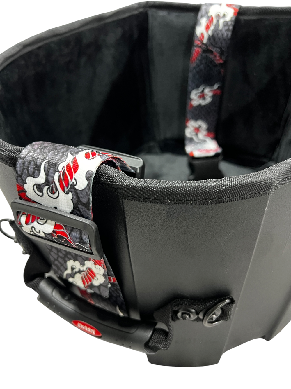 Ударопрочный кейс DGCASE DARUMA 10-09V - для барабана том, ЧЕРНЫЙ, отделка велюр