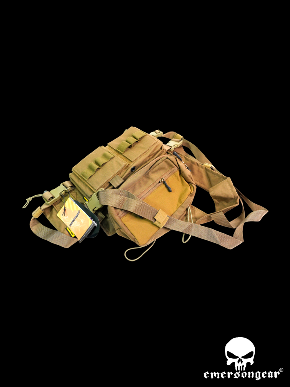 Разгрузочная система EmersonGear Micro Fight Chissis MK3 Chest Rig (EM2961CB). Койот