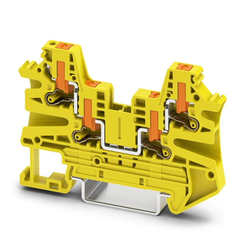 1859750 - PTV 2,5-QUATTRO YE - Проходные клеммы