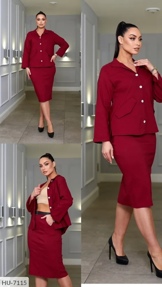 Костюм HU-7114 Фабрика Моды