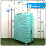 Большой чемодан IMPREZA GRAPHIC с расширителем, Мятный